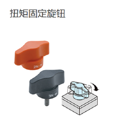CTK48-6×25-2OGIMAO今尾 旋钮-扭矩固定旋钮（外螺纹）