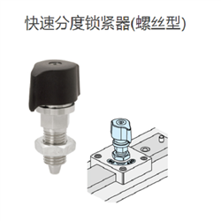 QCIC05M10-2PIMAO今尾 快速分度锁紧器(螺丝型)