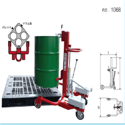 1068東京大有 油桶搬运车-液压踏步升降车
