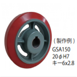 GSA200YODONO中载荷用驱动轮二烯橡胶车(GSA型)