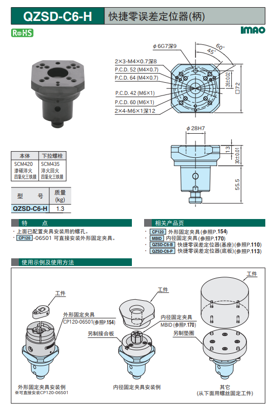 IMAO今尾 快捷定位器(柄)