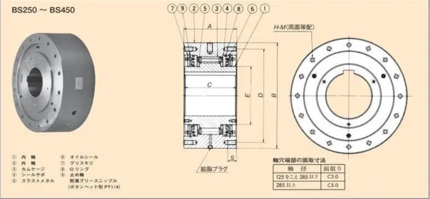 TSUBAKI椿本 BS系列专用止逆离合器