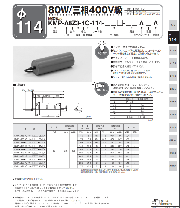 日本KYOWA协和 迷你动力轮电动滚筒