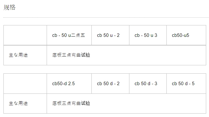 AIKOH 爱光 3点弯曲夹具 CB50系列