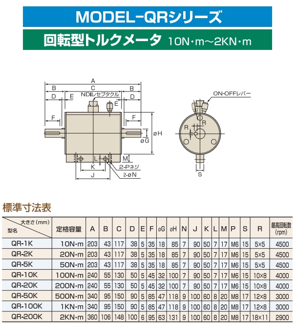 AIKOH 爱光 旋转式扭矩计 QR-50K