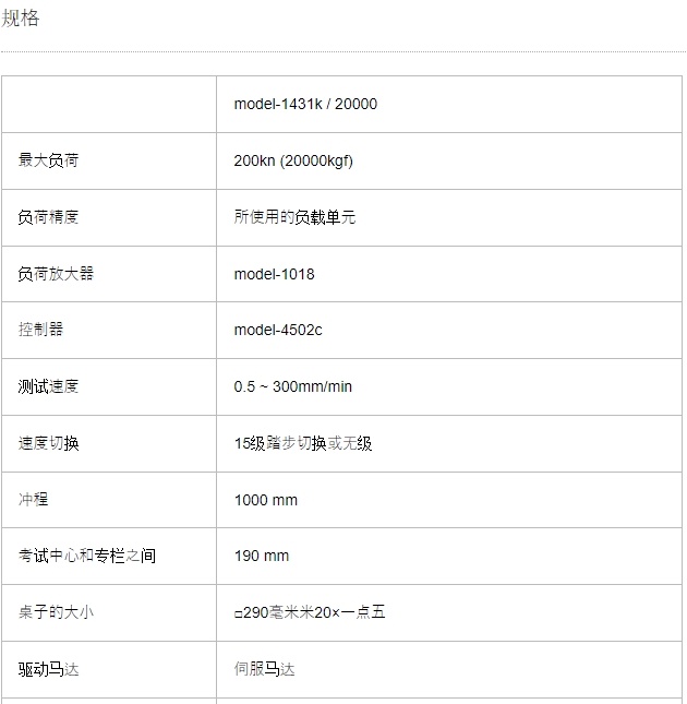 AIKOH 大型负重测试机 MODEL-1431K/20000