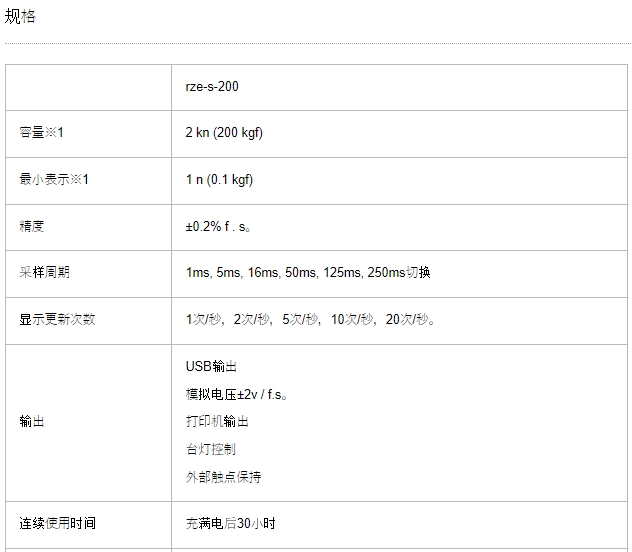 AIKOH爱光 高负荷力计 RZE-S-200